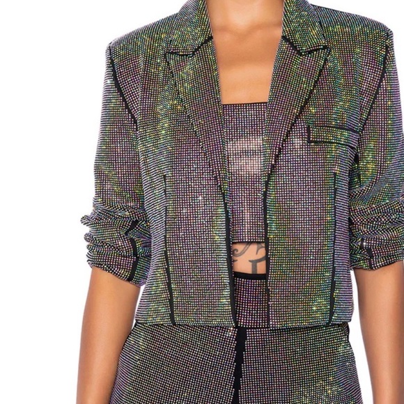 AKIRA Multicolor Sequin Blazer - Picture 4 of 6